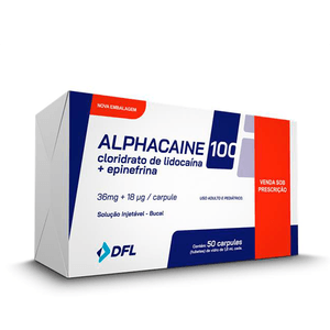Anestésico Lidocaína Alphacaine 100 - DFL