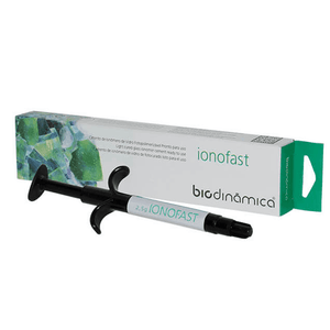 Ionômero de vidro forrador fotopolimerizável Ionofast 2,5g - Biodinamica