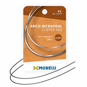 Arco cooper NiTi quadrado/retangular c/10 - Morelli