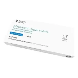 Ponta de papel absorvente cellpack ISO c/180 - Dentsply Sirona