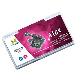 Braquete Capelozza Max padrão II .022 gancho canino e prés Kit - Morelli