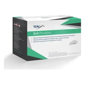 Reembasador soft Provisório kit incolor - TDV