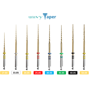 Lima rotatória retratamento Univy Taper sortida 25mm c/6 - Univy