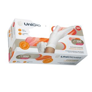 Luva de látex procedimento sem pó Unigloves - Unigloves