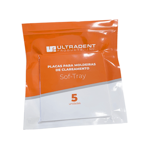 Placa soft 1,0mm quadrada Soft-Tray c/5 - Ultradent