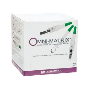 Matriz de aço com porta matriz Omni Winged verde c/48 - Ultradent