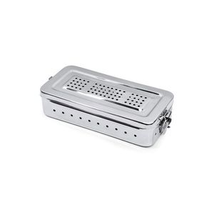 Caixa inox perfurado 28X14X06 com trava - Golgran