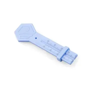 Régua endodôntica milimetrada plástica endofit azul - Indusbello