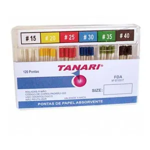 Ponta de papel absorvente c/120 - Tanari
