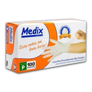 Luva de látex procedimento Medix - Medix