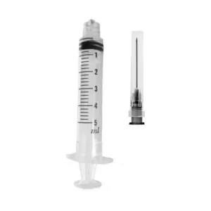 Seringa descartável 5ml lock com agulha 0,80x40mm - BD Plastipak