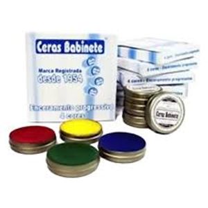 Cera 4 cores lata 40g - Babinete