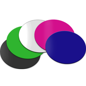 Placa soft 3,0mm redonda pink c/5 - Bio-art