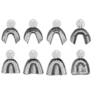 Moldeira inox perfurada adulto kit c/8 - Bio-art